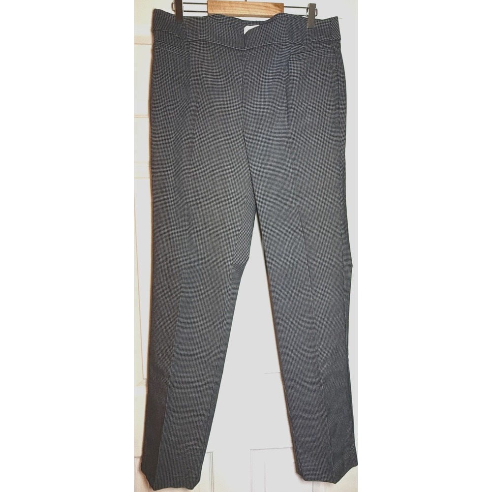 Liz Claiborne Women's Sz. 14 Tall Lisa Black & White Checked Pants